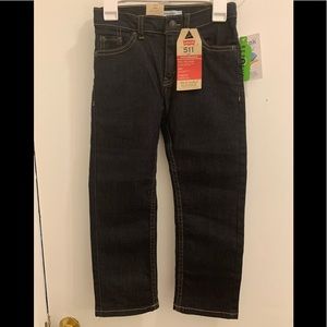 Levis 511 Slim Boys Youth Slim Fit Stretch Jeans Size 6 Regular New with Tags
